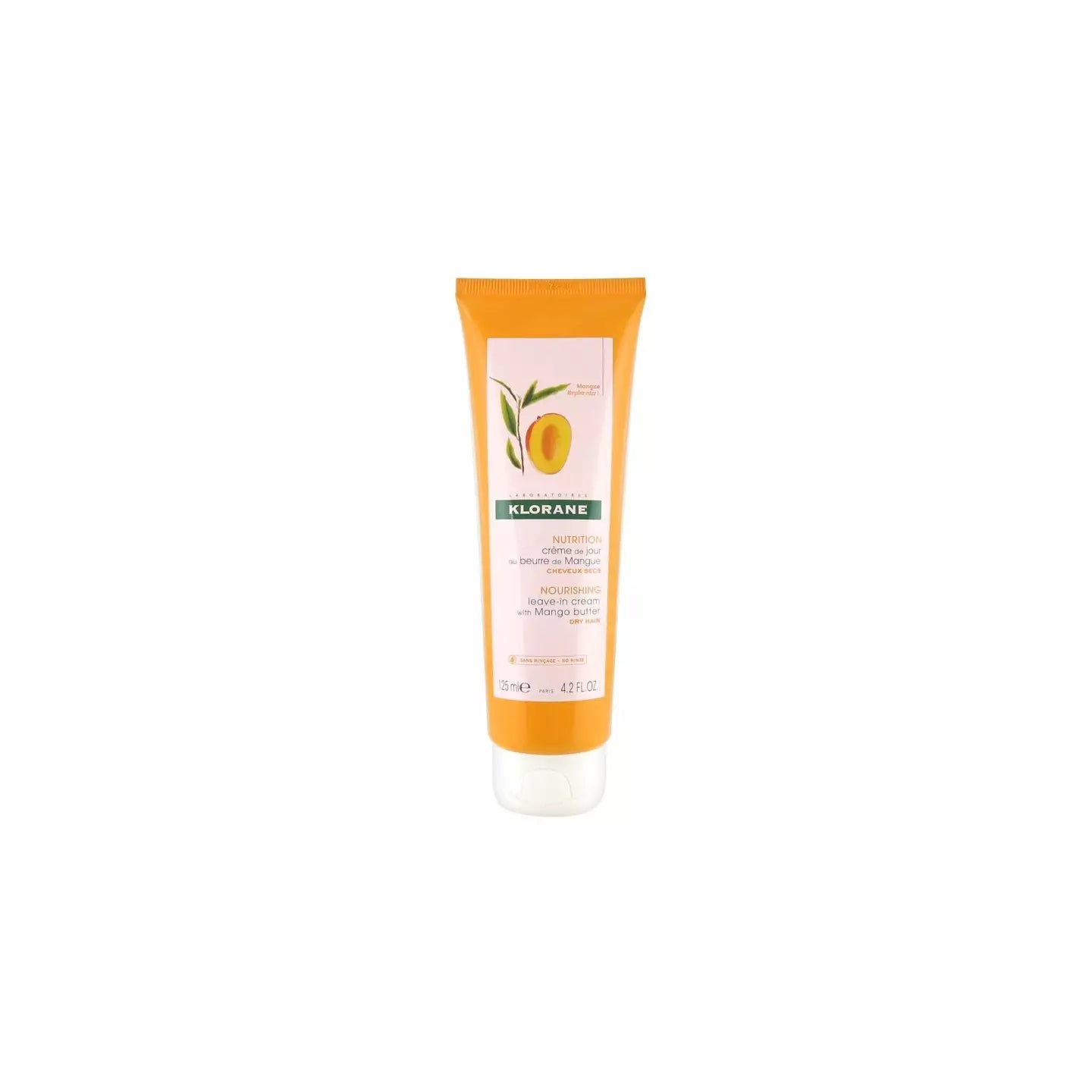 KLORANE AL MANGO nutrition cream without rinsing for dry hair 125 ml