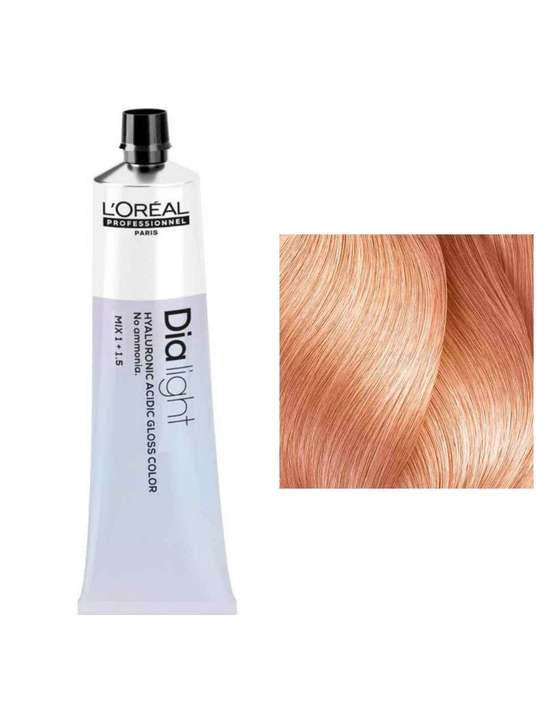 L'ORÉAL PROFESSIONNEL PARIS DIA LIGHT gel-creme acide without ammonia #10.24 60 ml