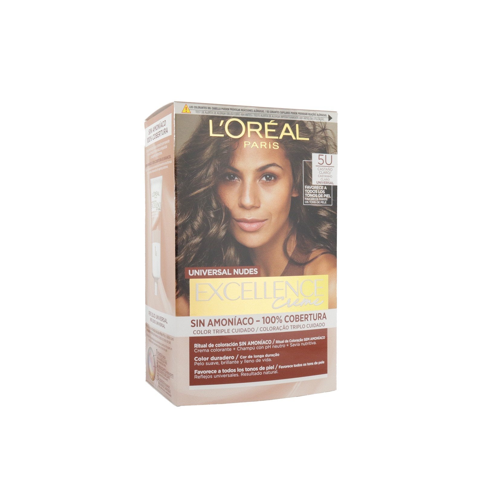 L'ORÉAL PARIS EXCELLENCE NUDES dye #5u-light brown 5 u