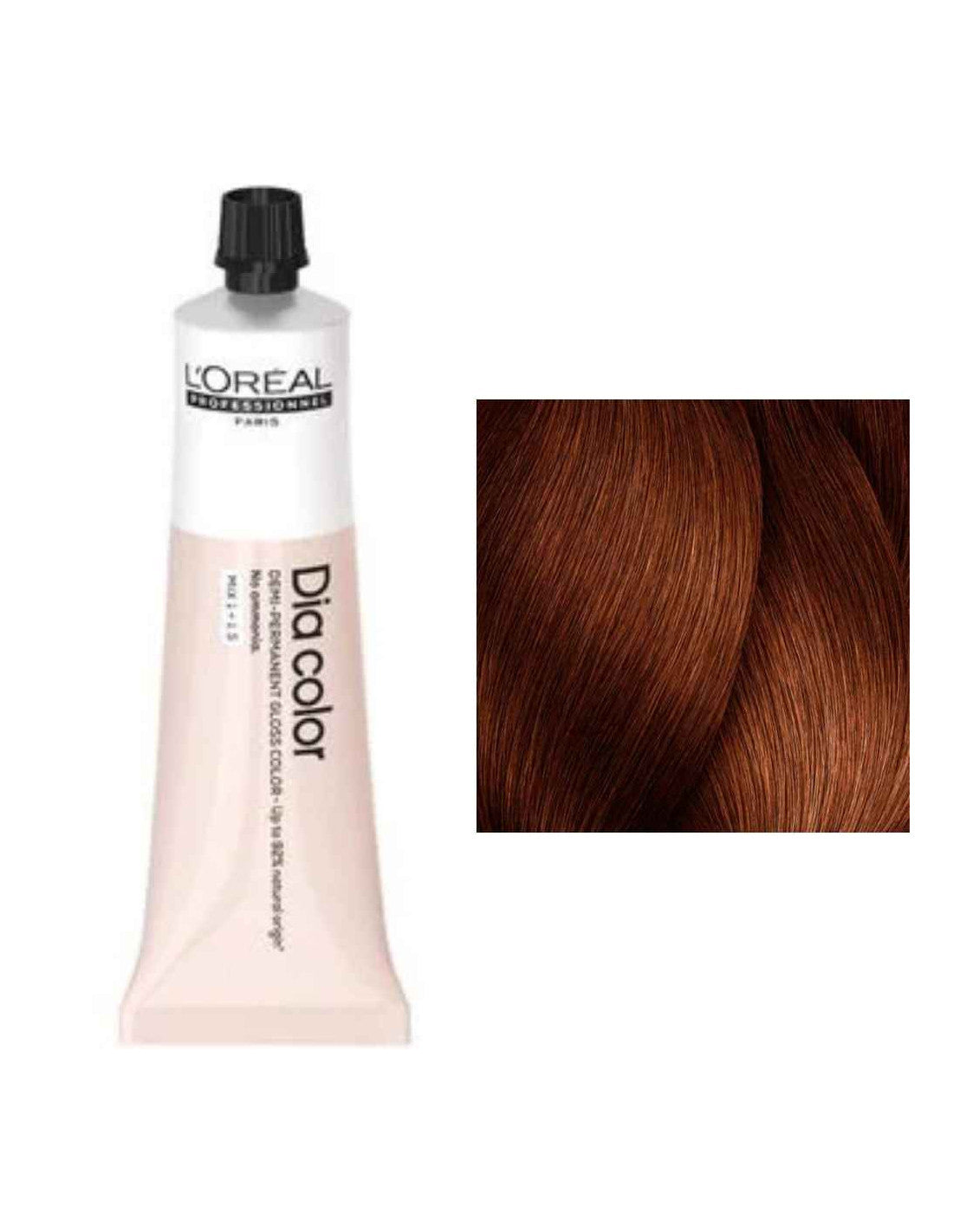 L'ORÉAL PROFESSIONNEL PARIS DIA COLOR demi-permanent coloration without ammonia #6.45 60 ml