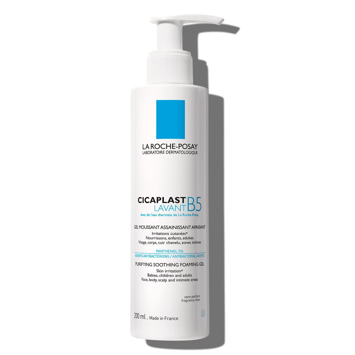 LA ROCHE POSAY CICAPLAST GEL LAVANT B5 light soothing purifying gel, for adults, children and babies 200 ml