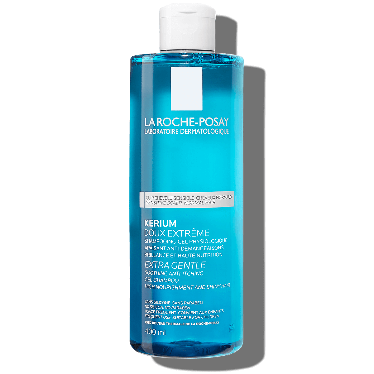 LA ROCHE POSAY KERIUM DOUX physiological gel shampoo, for sensitive scalp 400 ml