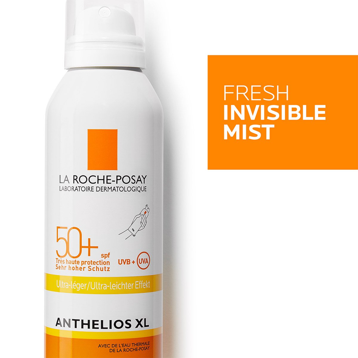 LA ROCHE POSAY ANTHELIOS body mist sunscreen for sensitive skin SPF50+ 200 ml