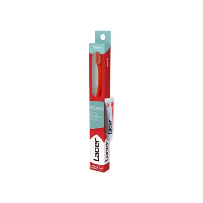 LACER SOFT TOOTHBRUSH ASSORTED PACK 2 pcs