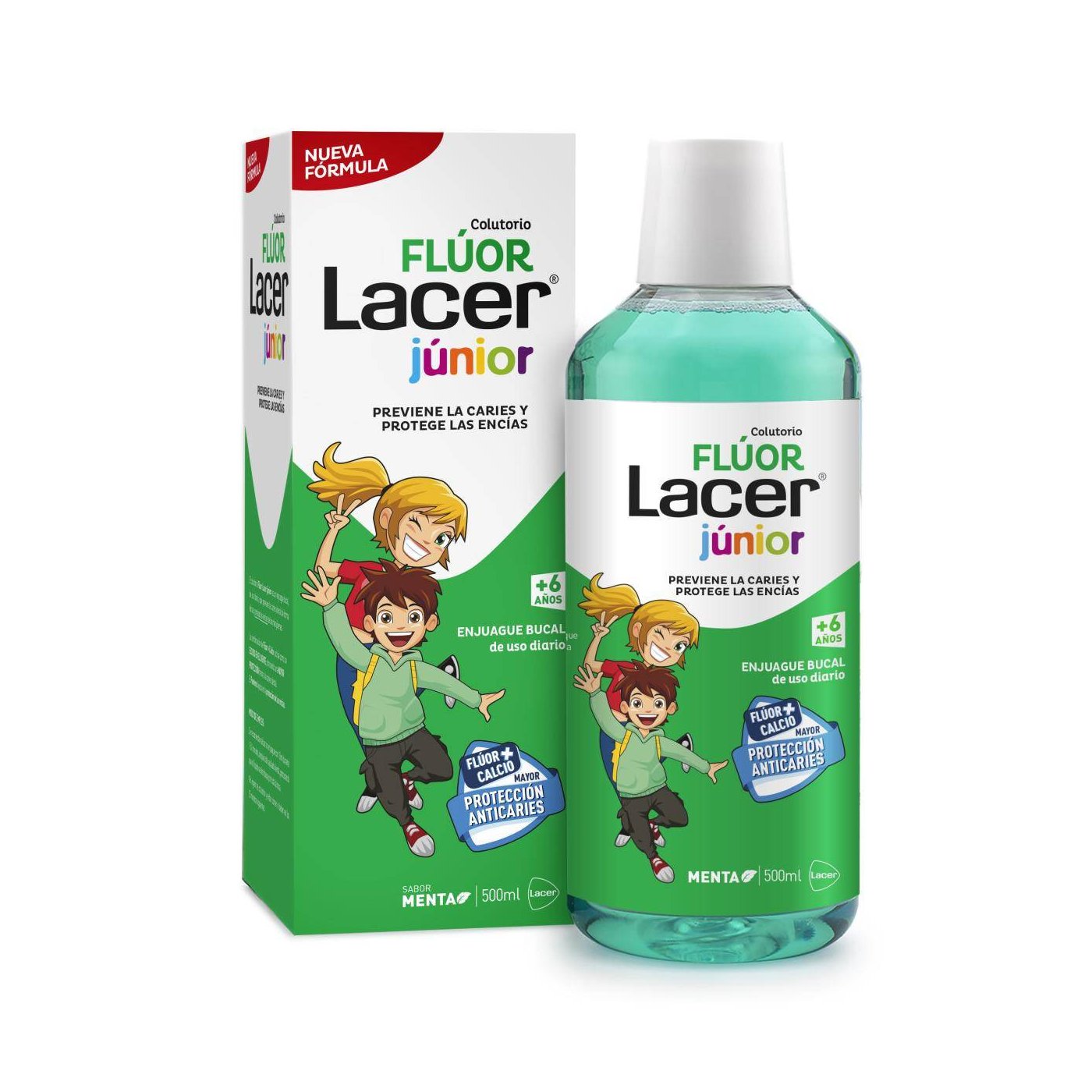 LACER FLUORIDE daily mouthwash mint 0.05% 500 ml