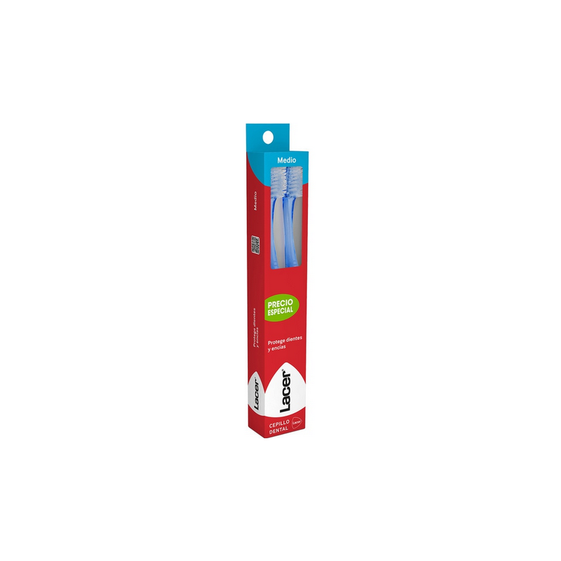 LACER Toothbrush medium pack of 2 units