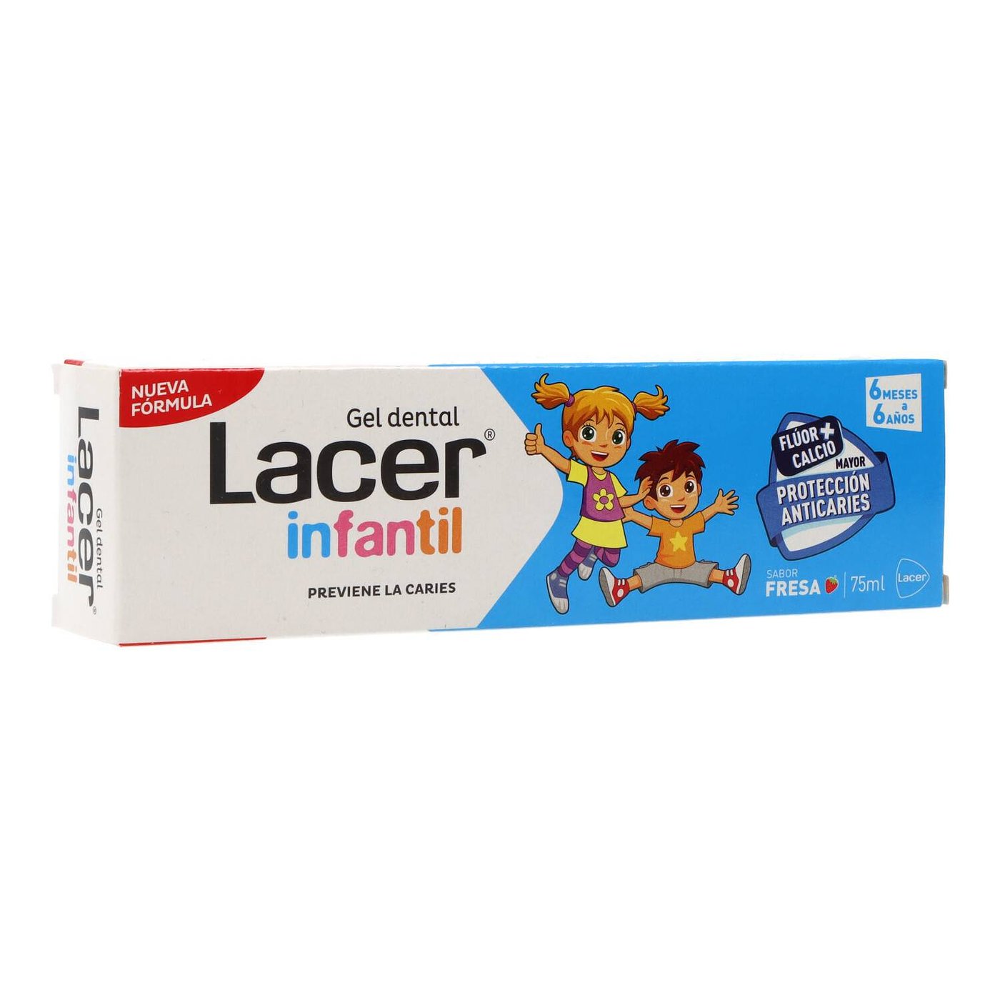 LACER INFANTIL gel dental fresa 75 ml