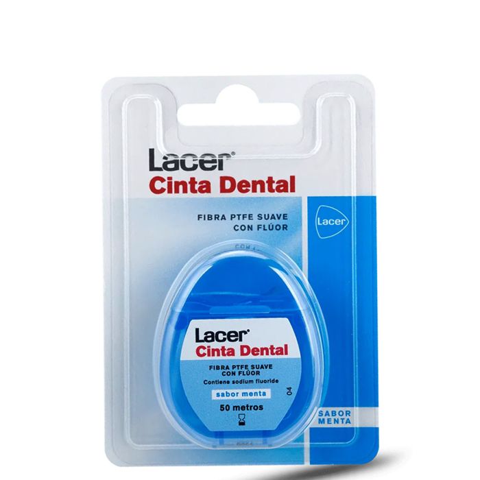 LACER CINTA DENTAL PTFE sabor menta 50 metros 1 u