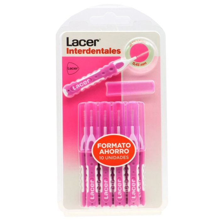 LACER INTERDENTALES RECTO ultrafino #surtido 10 u