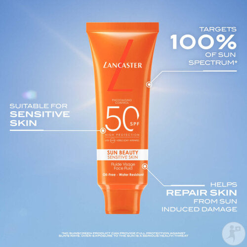 LANCASTER SUN SENSITIVE oil-free milky fluid SPF50 50 ml
