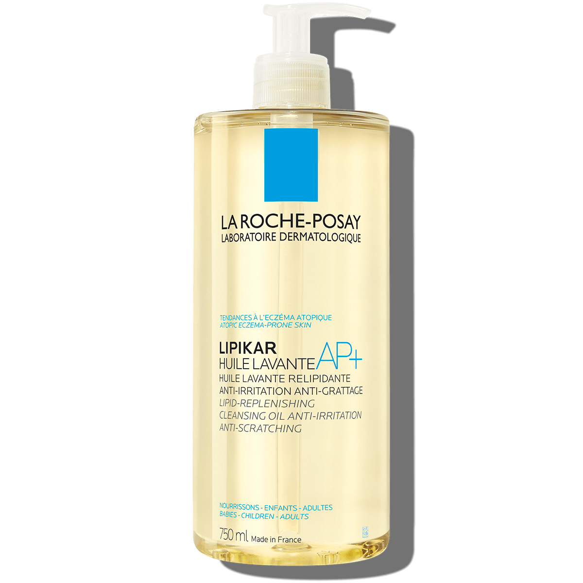 LA ROCHE POSAY LIPIKAR AP+ Cleansing Oil Anti-irritation Body Cleanser for Atopic Skin 400 ml