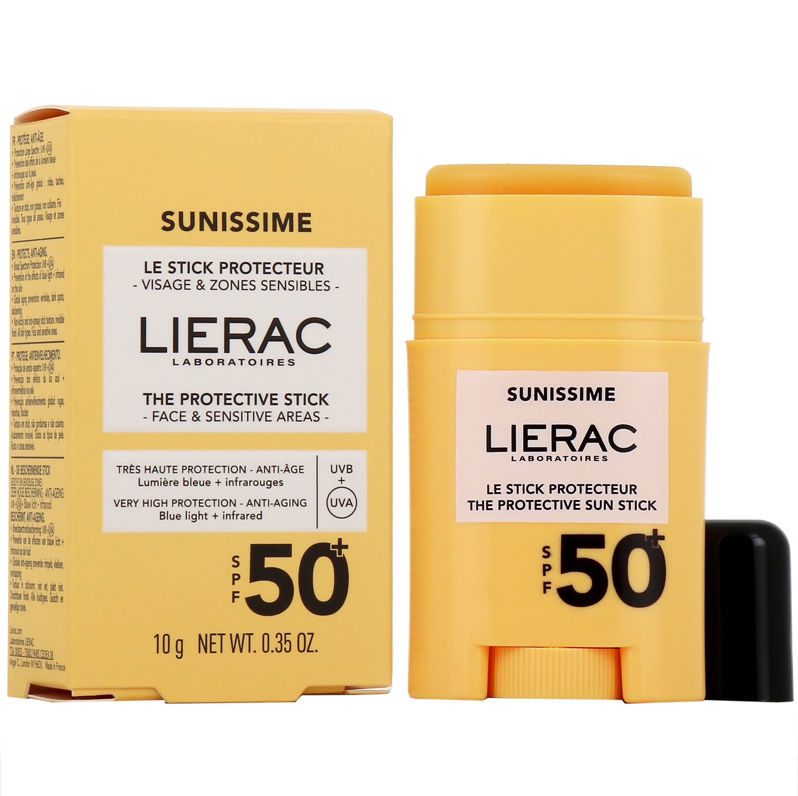 LIERAC SUNISSIME sunscreen stick SPF50+ 10 gr