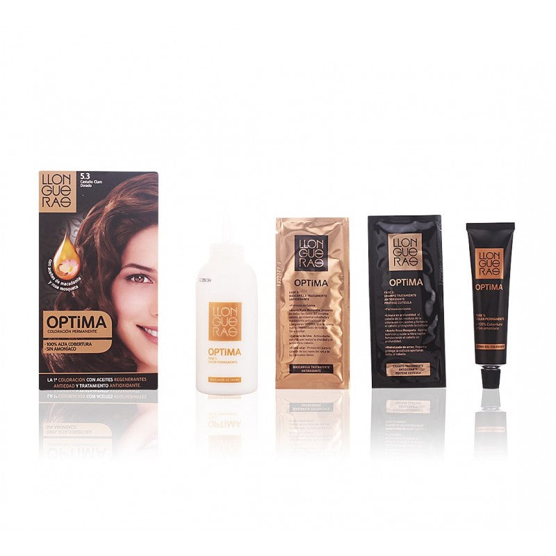 LLONGUERAS OPTIMA hair colour #5.3-golden brown 1 u