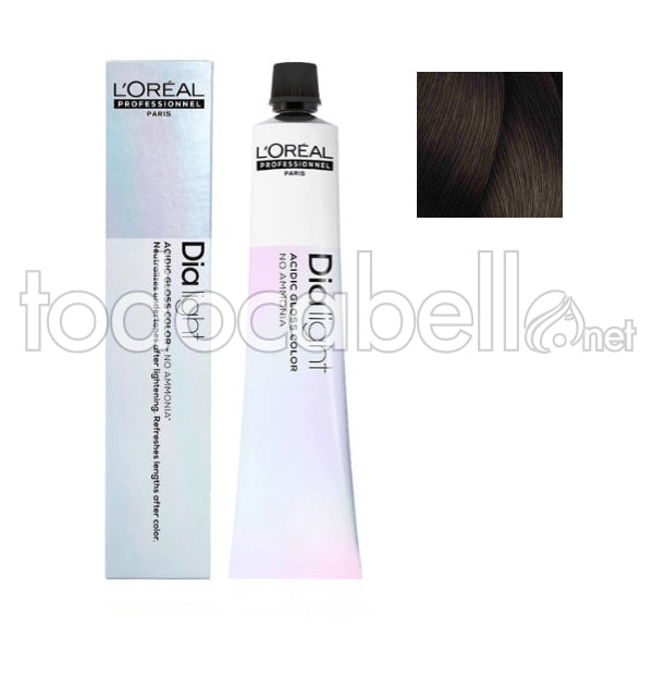 L'ORÉAL PROFESSIONNEL PARIS DIA LIGHT gel-creme acide sans amoniaque #5,8 50 ml