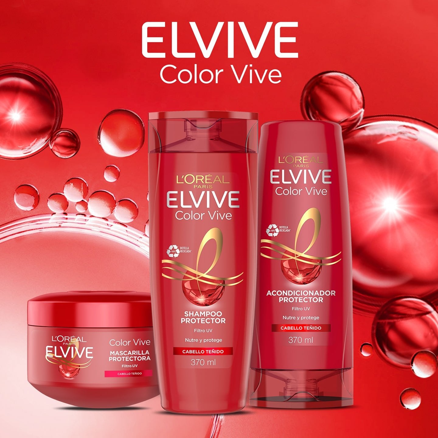 L'ORÉAL PARIS ELVIVE color-vive champú protector 370 ml