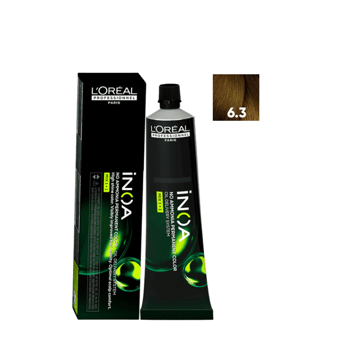 L'ORÉAL PROFESSIONNEL PARIS INOA no ammonia permanent color #6.3 60 gr