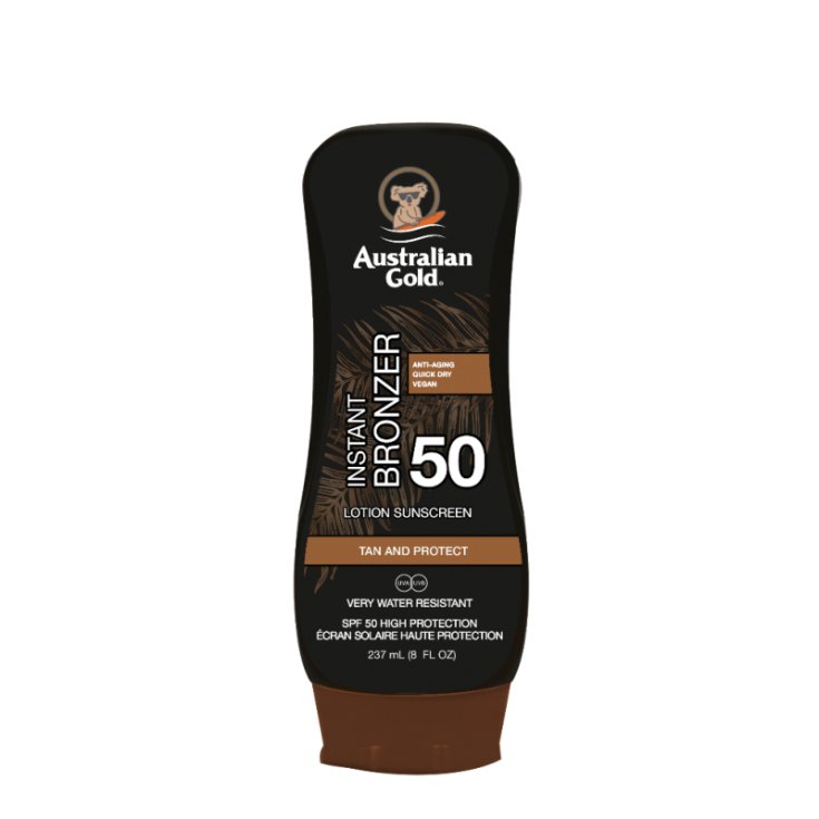 AUSTRALIAN GOLD SUNSCREEN SPF50 lotion with bronzer 237 ml