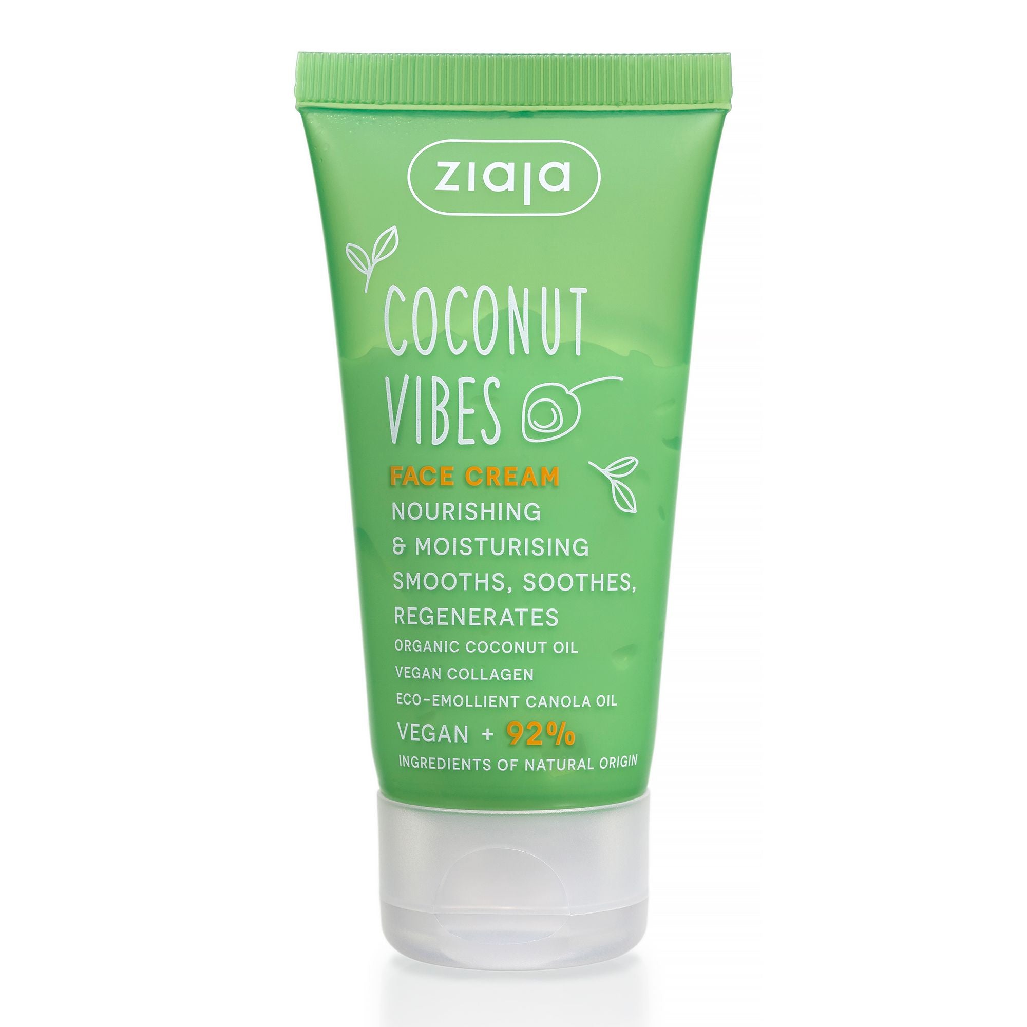 ZIAJA COCONUT &amp; ORANGE VIBES nourishing facial cream 50 ml