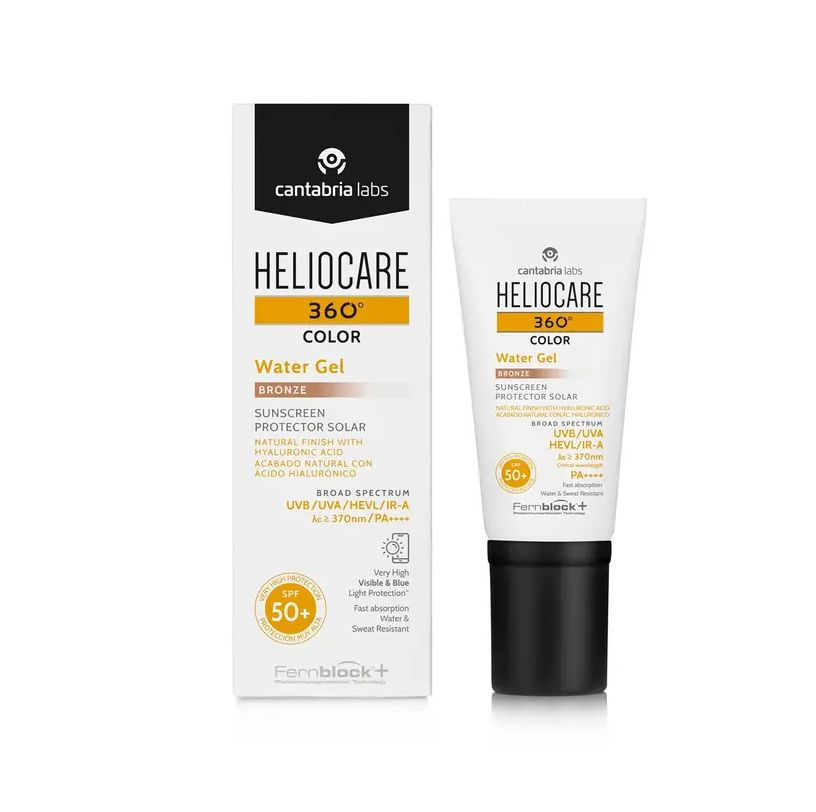HELIOCARE 360° COLOR sunscreen with aqua gel color SPF50+ #bronze 50 ml