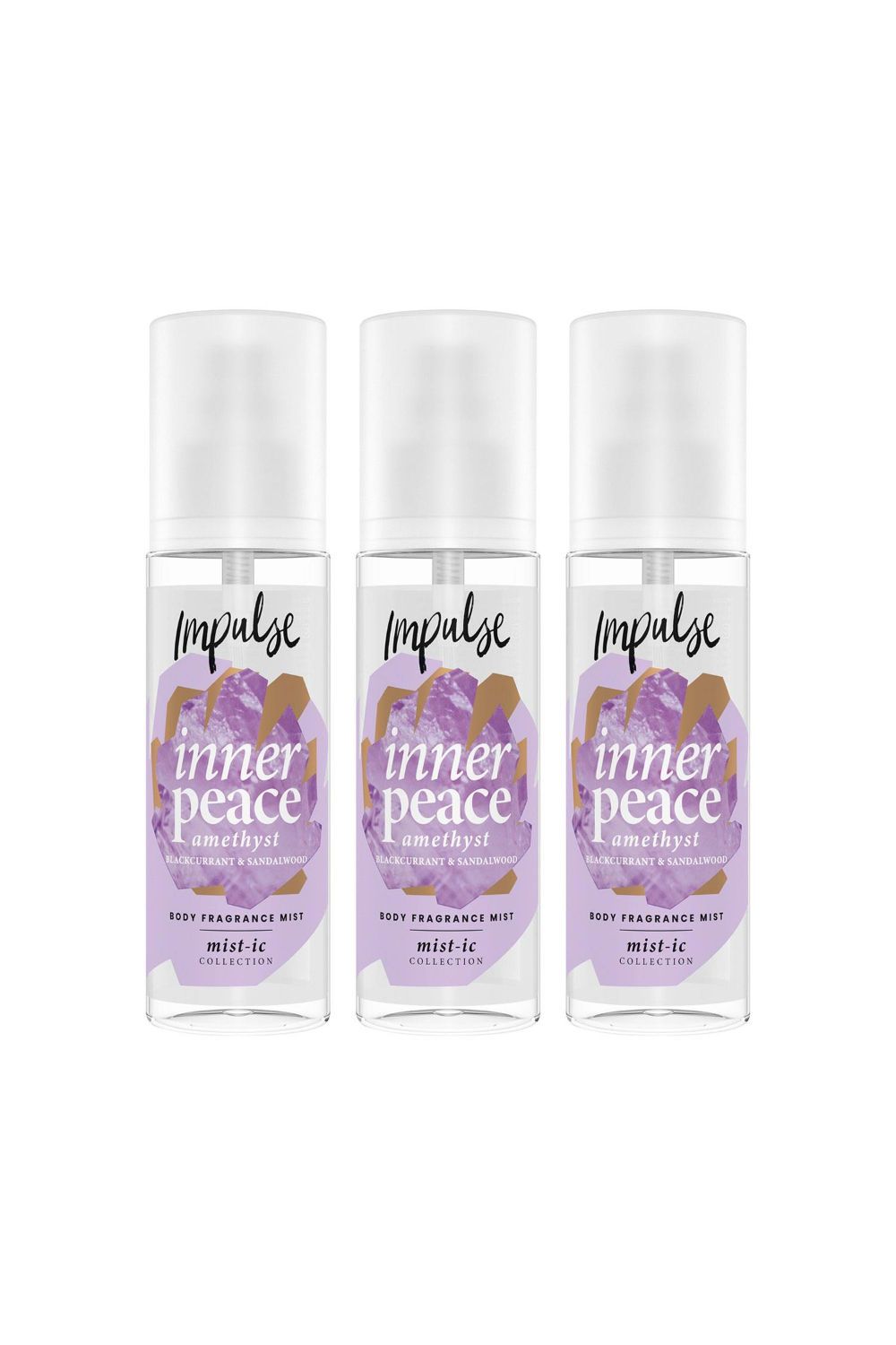 IMPULSE INNER PEACE AMETHYST scented body mist 150 ml