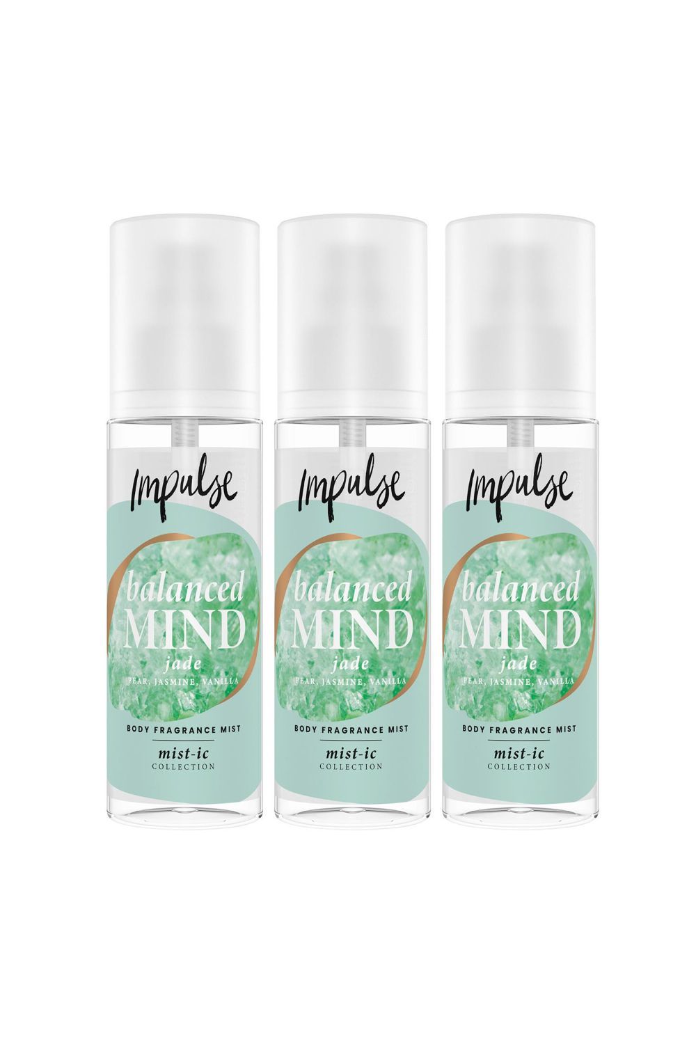 IMPULSE BALANCED MIND JADE scented body mist 150 ml
