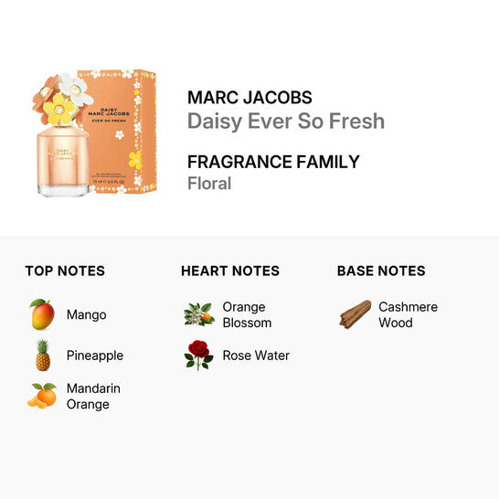 MARC JACOBS DAISY EVER SO FRESH eau de parfum spray 75 ml