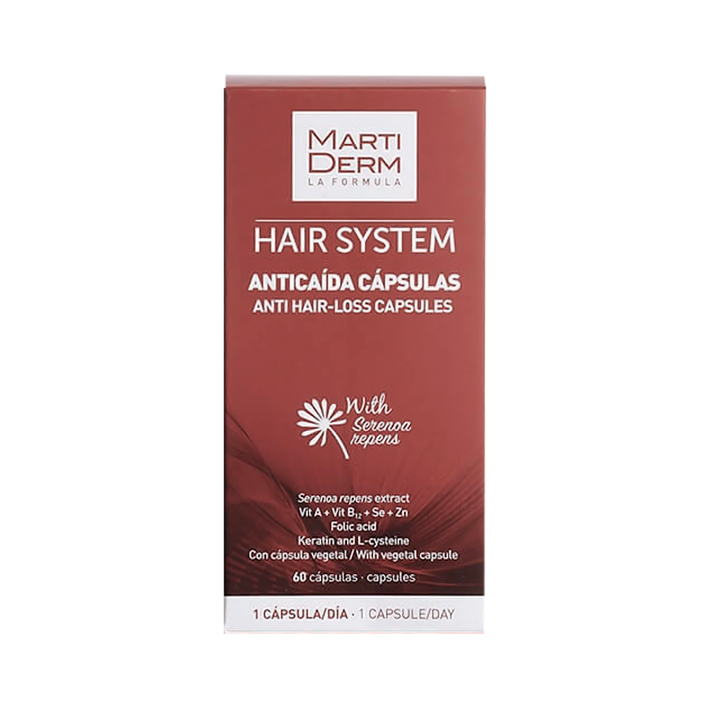 MARTIDERM HAIR SYSTEM anti-hair loss capsules 60 units