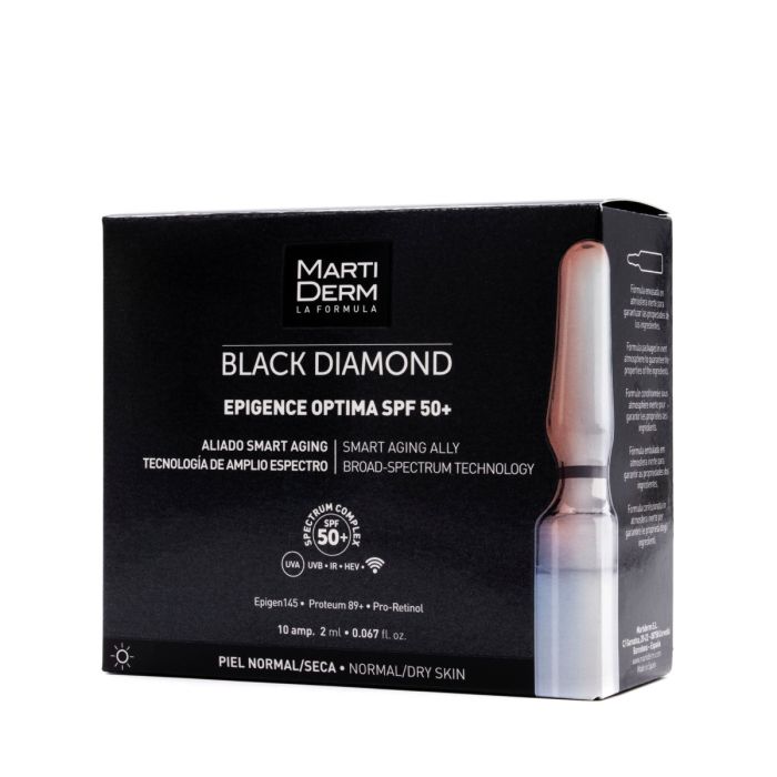 MARTIDERM BLACK DIAMOND EPIGENCE OPTIMA ampoules for normal-dry skin SPF50+ 10 x 2 ml
