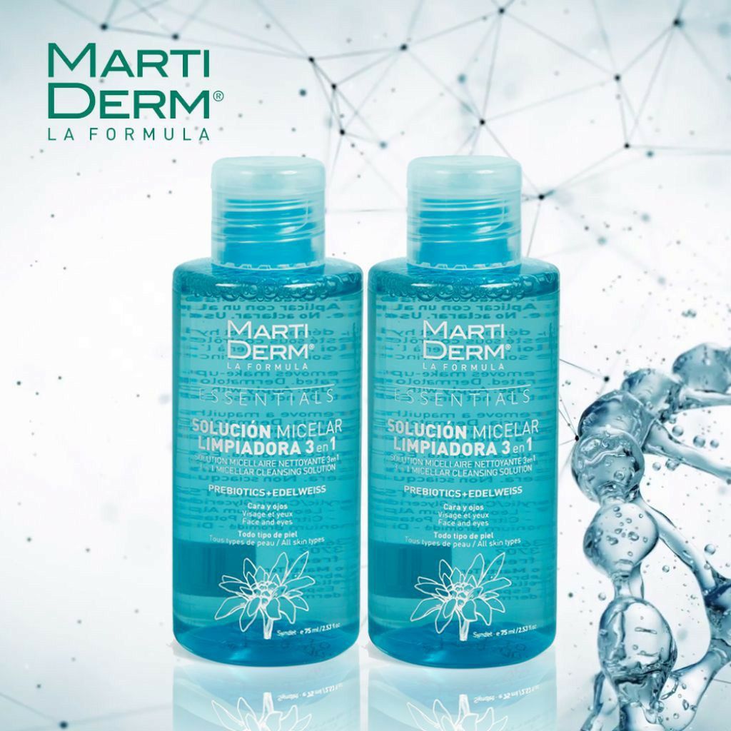 MARTIDERM ESSENTIALS 3 in 1 micellar cleansing solution 75 ml