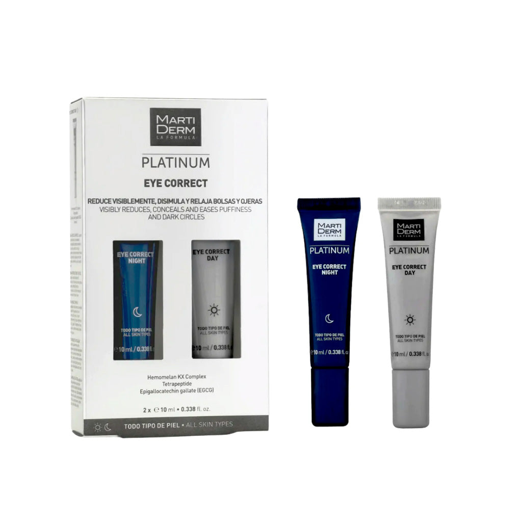 MARTIDERM PLATINUM EYE CORRECT day and night 2 x 10 ml