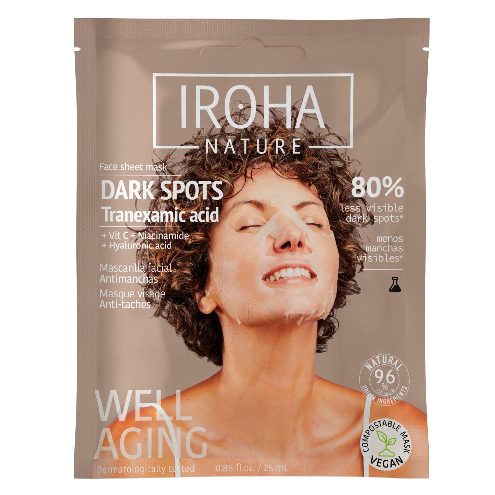 IROHA DARK SPOTS facial mask 1 unit