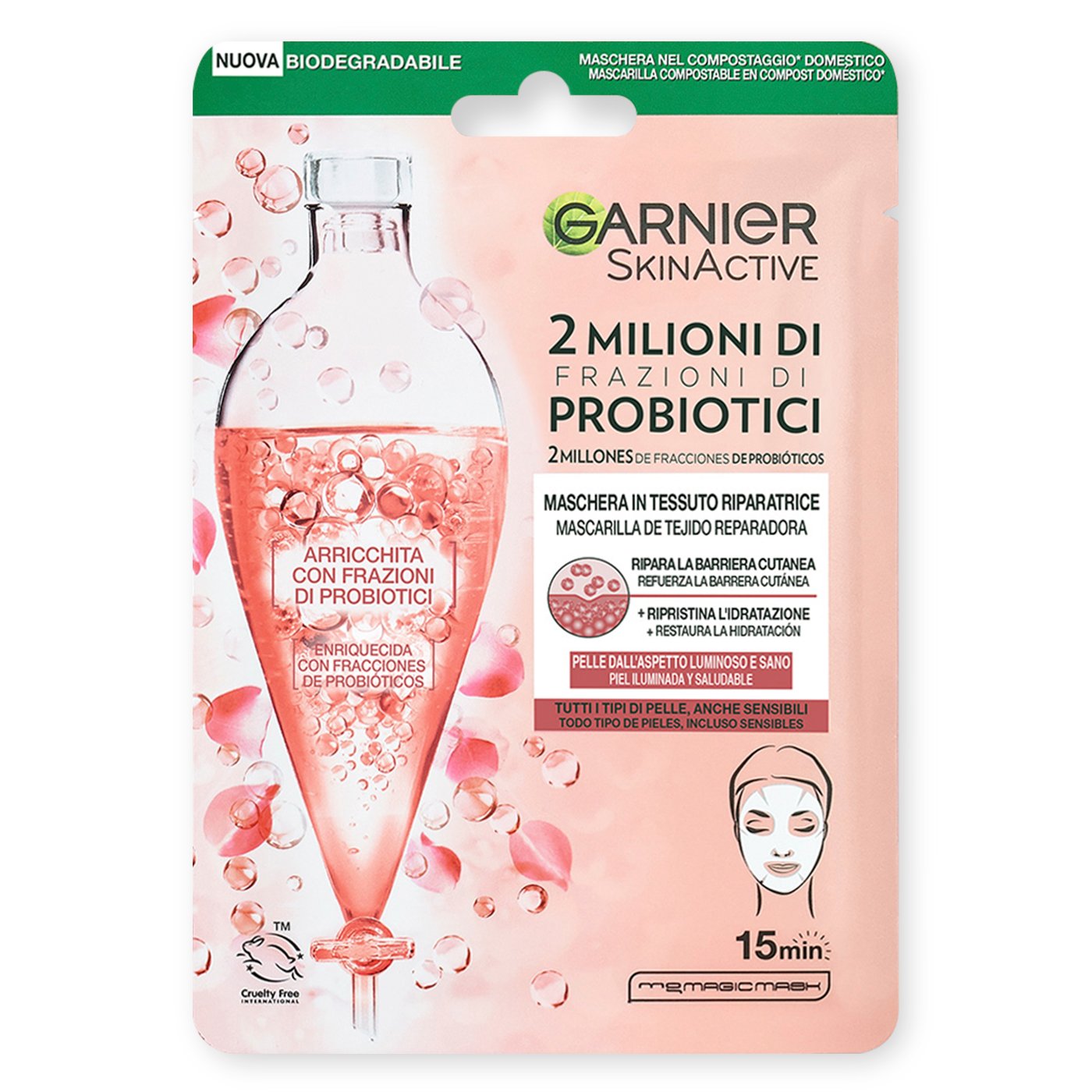 GARNIER SKINACTIVE HYDRABOMB revitalizing hydrating face mask for dehydrated skin 1 unit