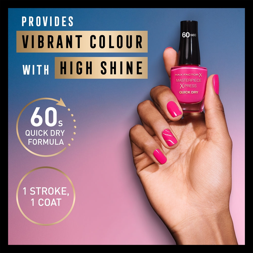 MAX FACTOR MASTERPIECE XPRESS quick dry #100-no dramas 8 ml