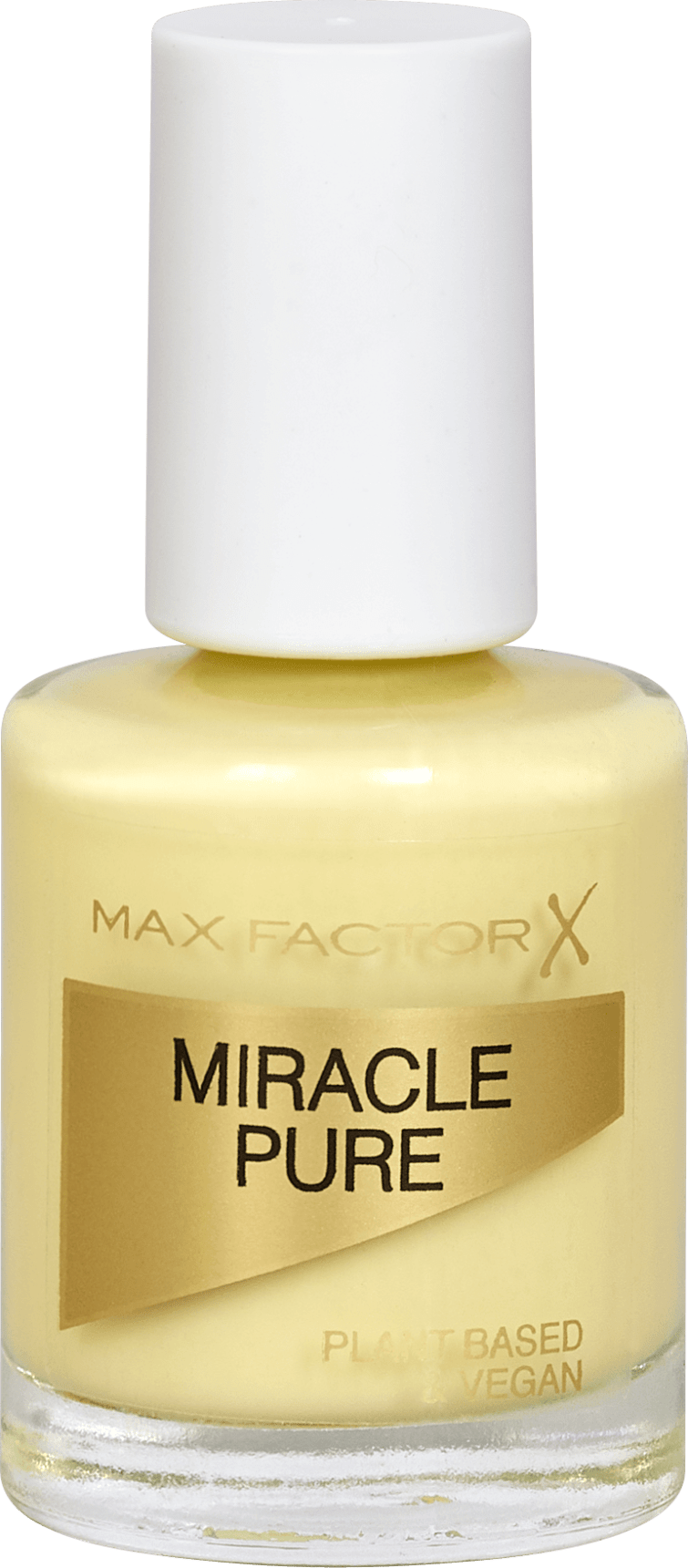 MAX FACTOR MIRACLE PURE nail polish #500-lemon tea