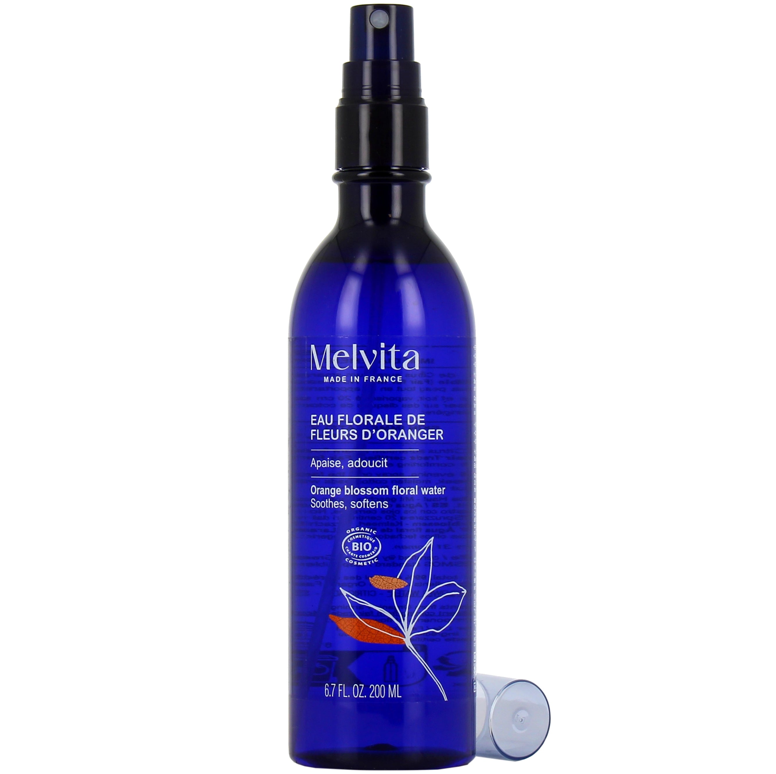 MELVITA FLORAL WATERS orange floral water - mist spray 200 ml