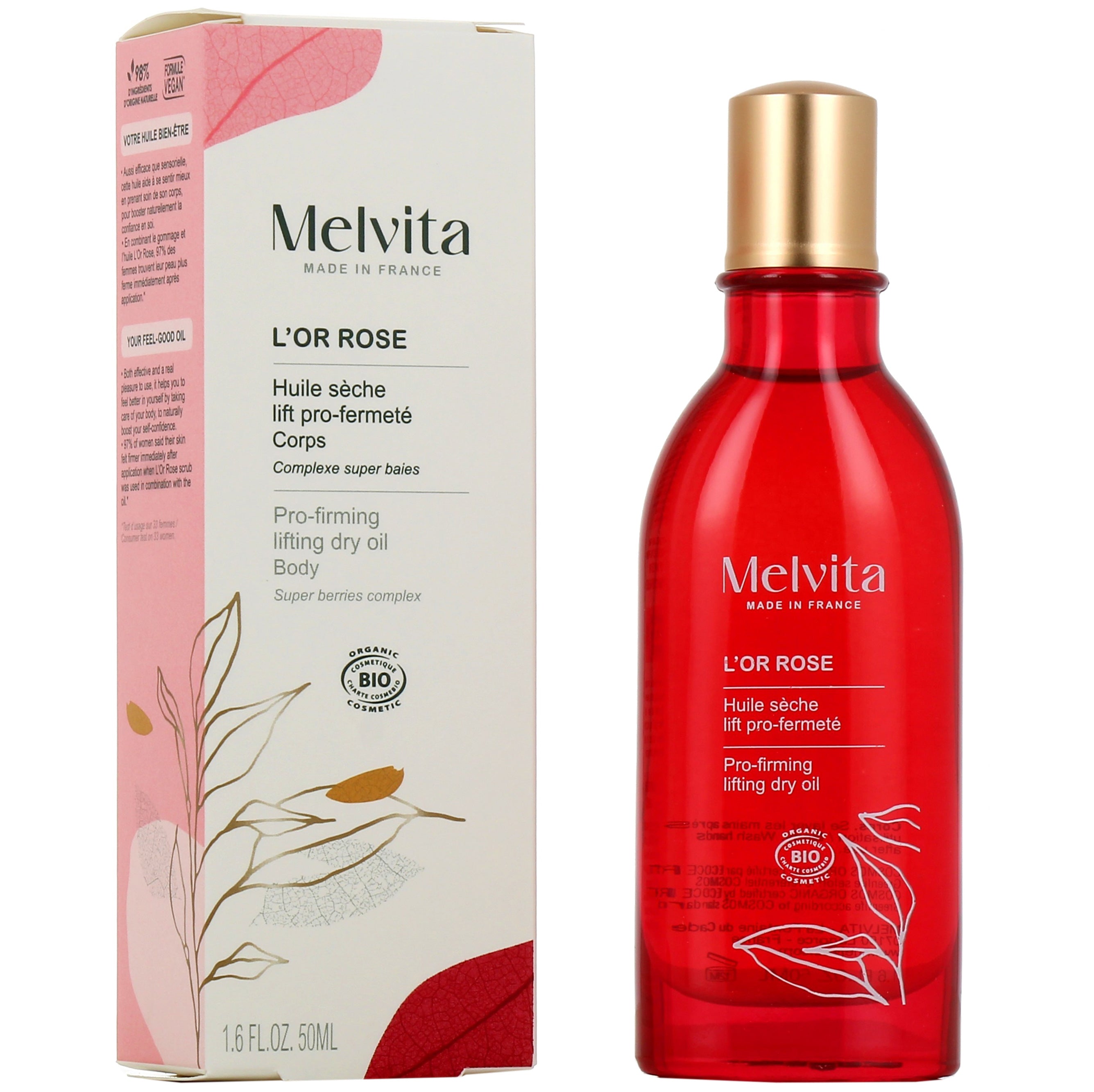 MELVITA L'OR ROSE Firming Dry Oil 50 ml