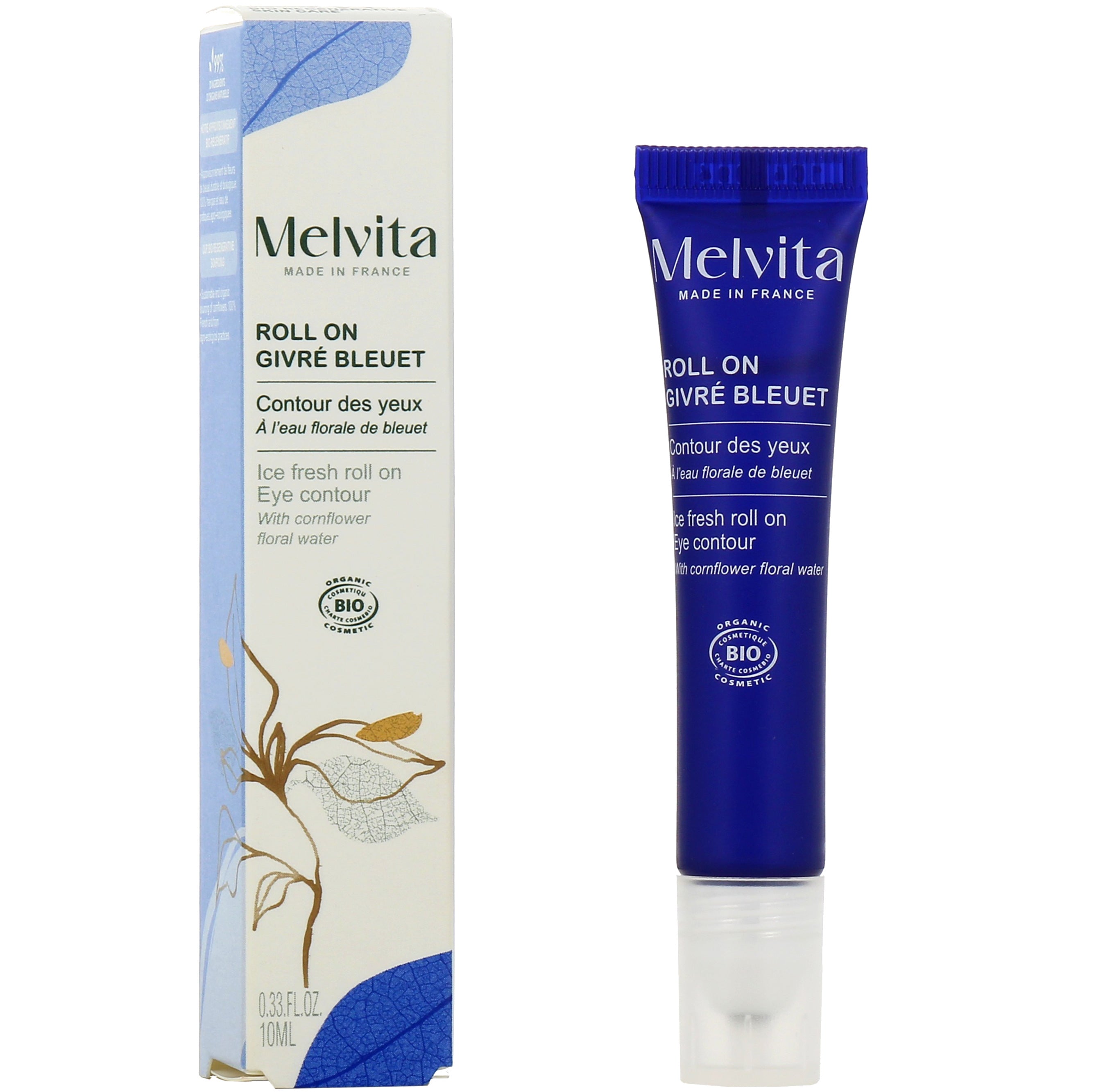 MELVITA GIVRÉ BLEUET eye contour roll-on 10 ml