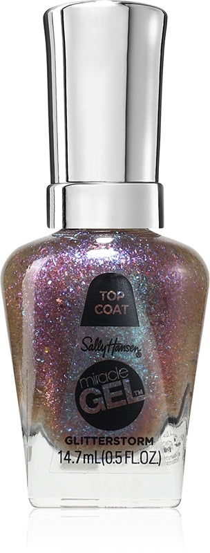 SALLY HANSEN MIRACLE GEL top coat #112-Glitterstorm 15 ml