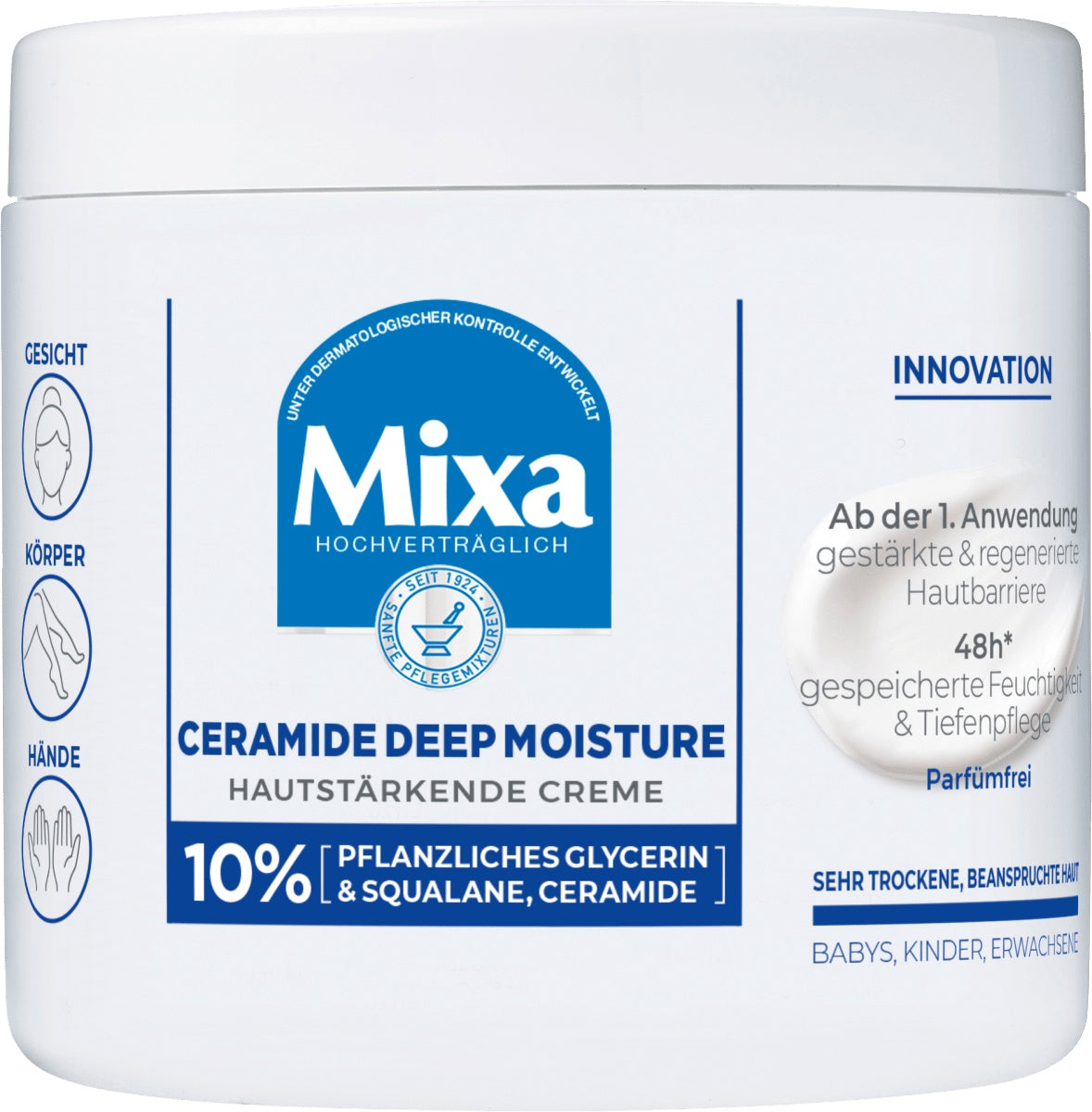 MIXA CERAMIDE PROTECT strengthening cream for very dry skin 400 ml
