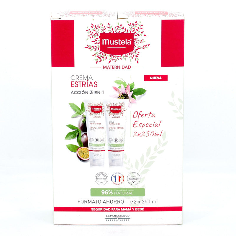 MUSTELA MATERNITY DUO stretch mark prevention cream 2 x 250 ml