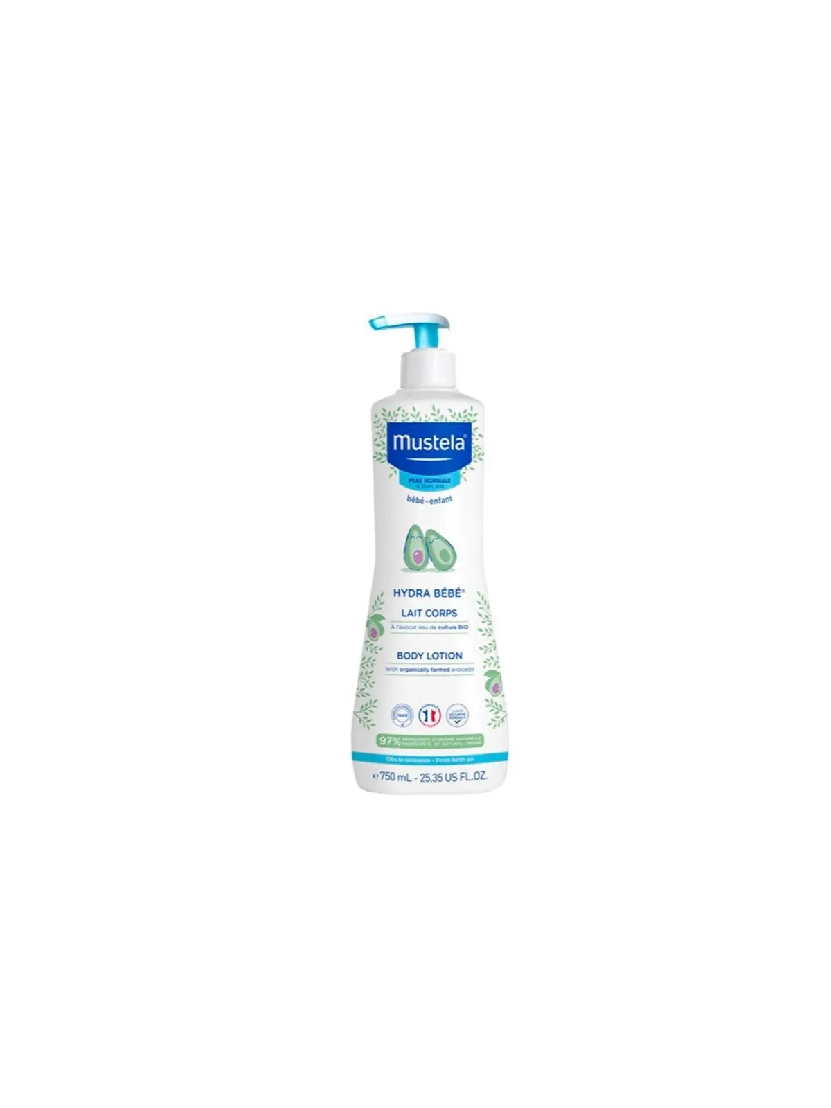 MUSTELA BABY-CHILD body milk 750 ml