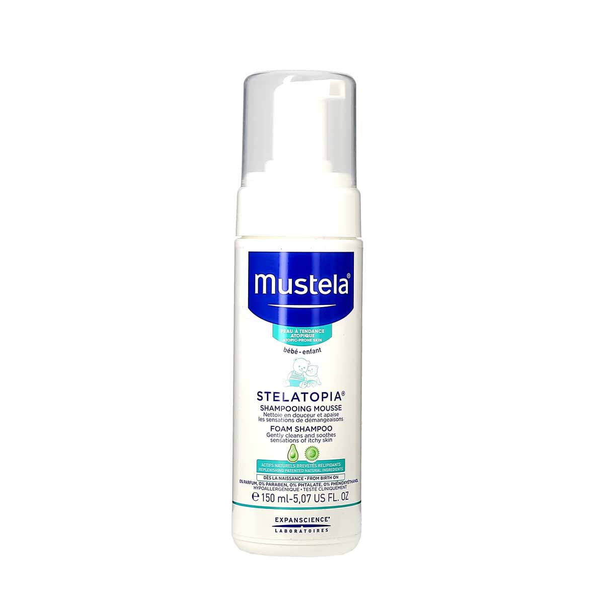 MUSTELA STELATOPIA mousse shampoo 150 ml