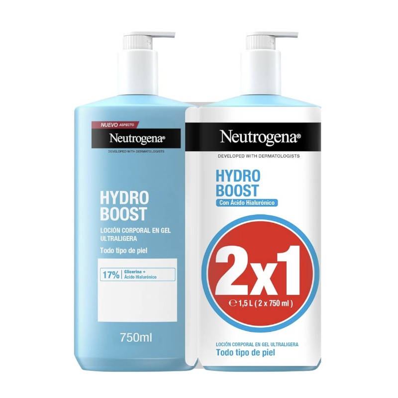 NEUTROGENA HYDRO BOOST body gel lotion pack 2 x 750 ml