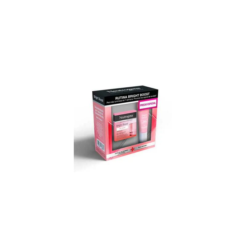 NEUTROGENA BRIGHT BOOST ROUTINE CREAM GEL &amp; SERUM LOT 2 pcs