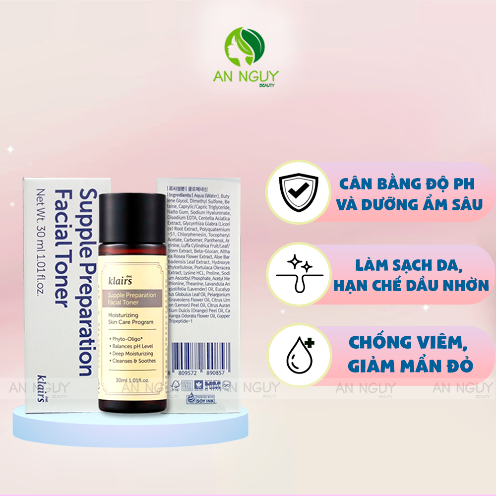 KLAIRS SUPPLE PREPARATION facial toner 30 ml