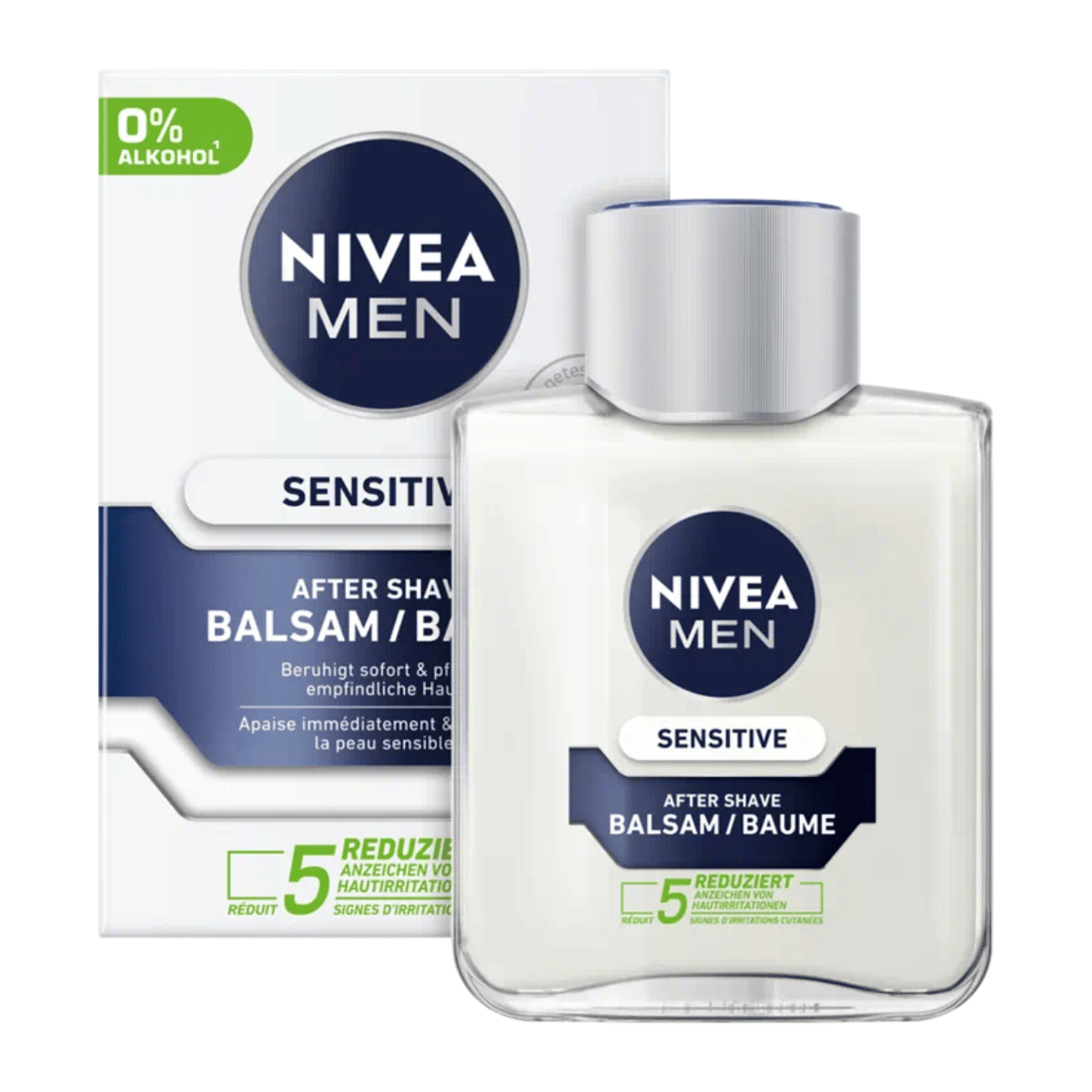 NIVEA MEN SENSITIVE after-shave balm 0% alcohol 100 ml