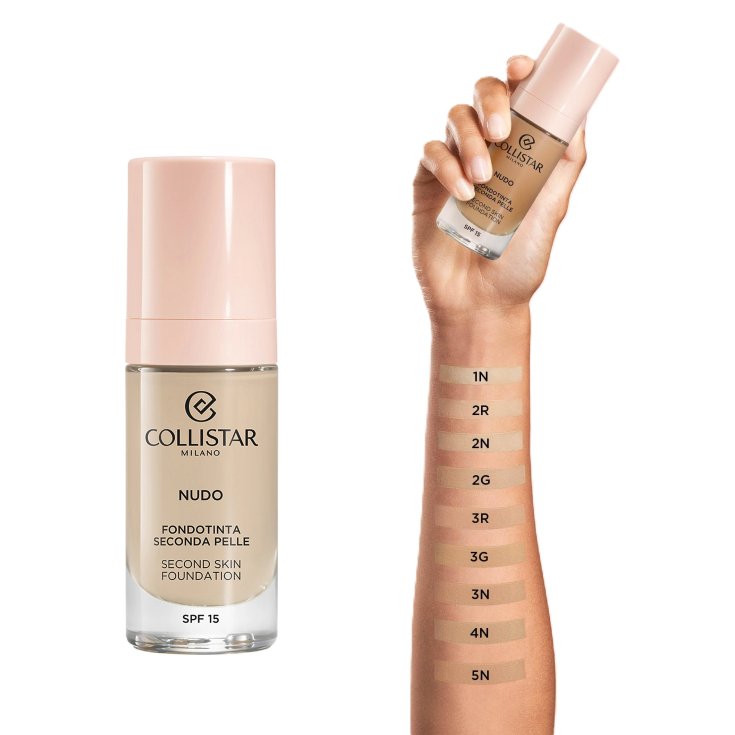 COLLISTAR NUDO second skin foundation SPF15 #3N-naturale 30 ml