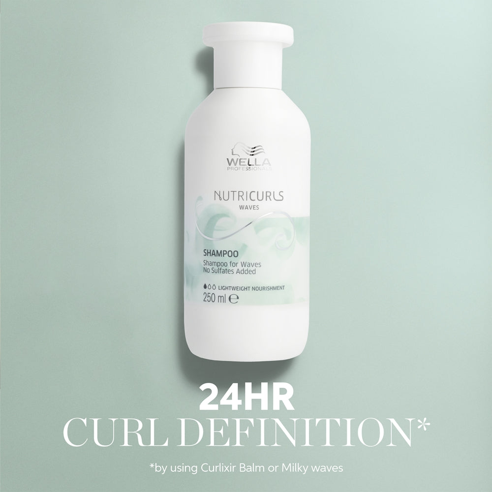 WELLA PROFESSIONALS NUTRICURLS Hair Shampoo with Curls and Waves 1000 ml