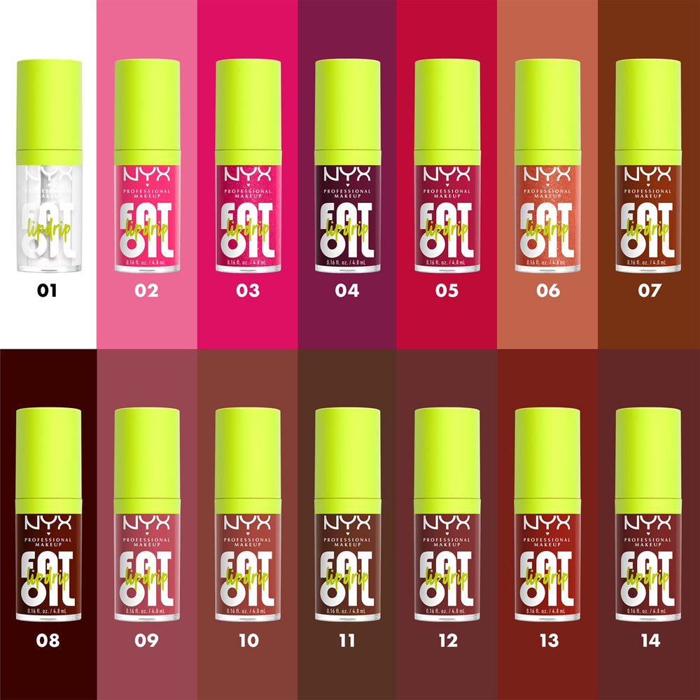 NYX PROFESSIONAL MAKE UP FAT OIL body oil transparent 70 ml