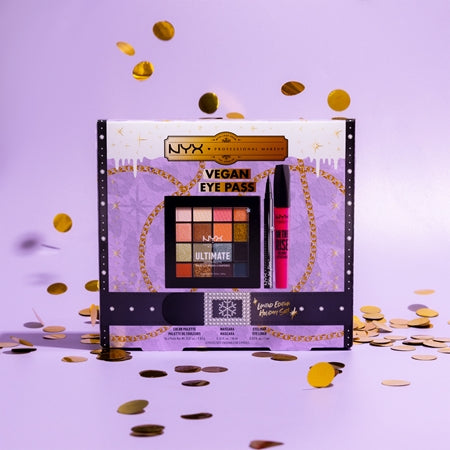 NYX PROFESSIONAL MAKE UP VEGAN EYE PASS LIMITED EDITION set 3 pz